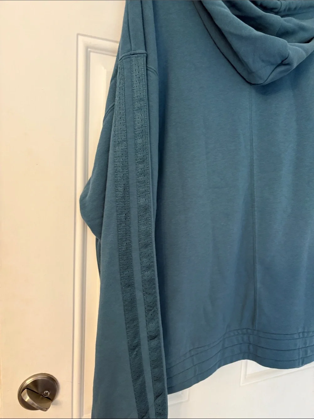 NWT men’s adidas Basketball Grey blue hoodie sz large
